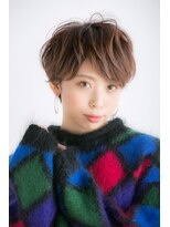 ビス ヘア アンド ビューティー 西新井店(Vis Hair＆Beauty)&nbsp;20代30代大人かわいいナチュラルショートヌーディーベージュ