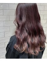 ループウエスト(LOOP WEST)&nbsp;ハイライトグラデーションカシスカラー