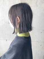 シスタ(SISTA) 【SiSTA】田中グレージュインナーカラー切りっぱなしボブ