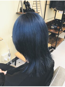 ローカル 飯田橋(Local) ブルーブラック×ウルフスタイル