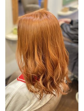 ミュウ(Private hair salon Miu) オレンジカラー
