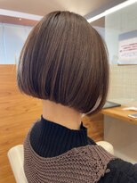 ファースト 長町店(first) 襟足すっきりボブショートでおしゃれに！◎20代30代40代50代