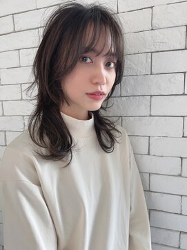 フラッグ ヘアー 天神西通り店(Flag HAIR) ウフルヘア☆ミディアム