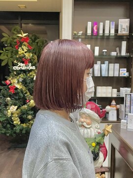 アールトゥーヘアー(art To Hair) ピンクバイオレット/ボブ/カラー