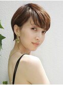大人マッシュショート/丸みショート/イメチェン/30代40代50代