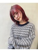【fev_riku】ワインレッド