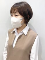 モリオフロムロンドン 松戸店(Morio from London)&nbsp;【松戸　石山】大人かわいい丸みショート前下がりショート