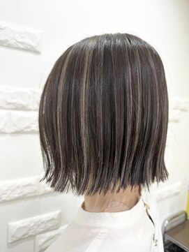 エス ハート オブ ヘアー 名東店(Heart of HAIR) 【ES田中】winter style ハイライト　ボブ
