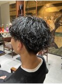緩め波巻きパーマ