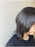 ブルーブラックウルフヘアー