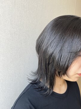 チャコレ 北千住店(Chacolle) ブルーブラックウルフヘアー