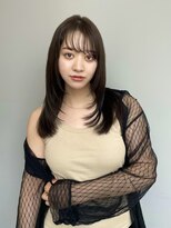 トリッカ シブヤ(TRICCA SHIBUYA)&nbsp;レイヤー/艶髪/髪質改善/ブラウンベージュ/顔周り/透明感/前髪