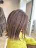 カット＋リタッチカラー＋2stepトリートメント￥7,500【白髪染め可】