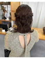 ケノミカ(KENOMIKA.) ヘアセット/ゆるふわハーフアップ/ボブアレンジ