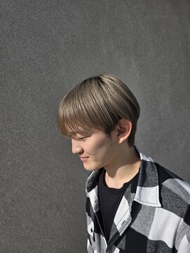 ゴットラトゥール(GOTTO LATOUR) ハイトーンカラー/ホワイトベージュ/メンズマッシュ