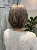 【谷】レイヤーボブ＊ハイトーングレージュ