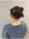 hair arrange ツイン