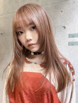 キャロルガーデンズ ボコカ 表参道(Carroll Gardens bococa)&nbsp;オレンジベージュ　くすみカラー　ピンクベージュ　azu