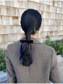 タイトリボンヘアアレンジ【Number Three 綱島店】