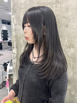 キング 高槻(K!ng) 縮毛矯正髪質改善ハイライトレイヤーカット枚方美容室エクステ