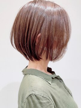 セイドット リー(Say. Ree) Say.ひし形ショートくびれショートレイヤーアッシュオリーブ青山