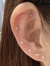 【話題の耳ツボジュエリー☆】片耳5粒、両耳10粒迄