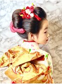 七五三/7歳ヘアスタイル/日本髪