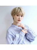 20代30代40代♪大人かわいい小顔ショートボブ☆シルキーベージュ