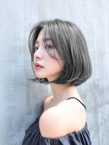 トレス プラス エヌ(TRESS+n)&nbsp;20代30代40代　黒髪透明感サイドバング大人ボブ＃66