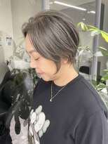 ジービージー(GBG)&nbsp;くびれショートボブ40代50代グレイカラー白髪染め白髪ぼかし