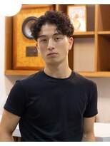 ポリッシュマン コウベ(POLISHMAN.KOBE)&nbsp;ハードカーリー　メンズパーマ　メンズミディアム