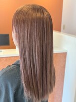 スペックホルダーミミ(Spec Holder mimi)&nbsp;つや揺れピンクベージュロング