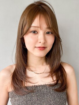 キリ 表参道(kyli) くせ毛風カール大人可愛いシースルーバングレイヤーカット