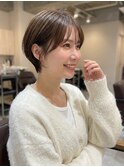 大人ショート 白髪ぼかし 脱白髪染め ハイライト30代40代50代