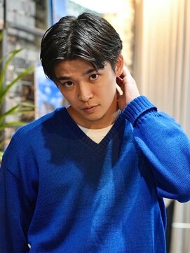 ダグラス トゥーバック 大垣(Douglas TWO BACKS) 【メンズパーマ】ショートセンターパート(2)