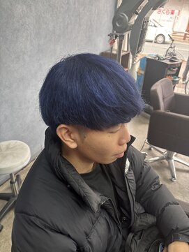 クレオ 福大通り店(CREO) マッシュ×ブルーカラー