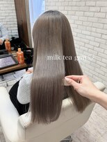 シュガー ヘアアンドネイル 仙台(SUGAR)&nbsp;ハイトーンカラーおすすめミルクティーグレー