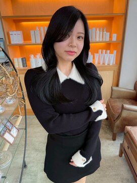 ユラギフロムユイマァル 水島店(YURAGI from YUIMARL) ワンホンレイヤー20代30代韓国スタイル黒髪ロング
