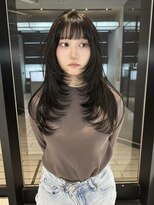キーン 吉祥寺店(keen)&nbsp;【saya】レイヤーカット× ブルーブラック/吉祥寺