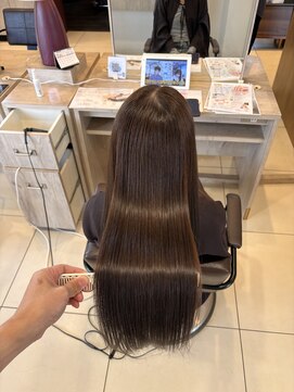 アース 天童店(HAIR&MAKE EARTH) 髪質改善ストレート
