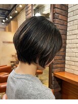 ヘアメイク フレンシア(hair make flencia)&nbsp;乾かすだけでまとまる上品ショート【343スタイル】