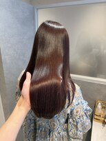 ナチュラル 渋谷店(Natural) 赤茶色/レッドブラウン/プレミアム艶カラー/髪質改善