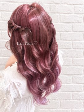 ヘアリゾート エーアイ 川越店(hair resort Ai) ハーフツイン/ヘアセット/ヘアアレンジ