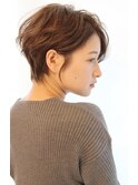 ３０代・にオーダー多い耳かけショートボブ