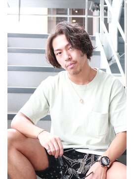 ヘアサロンM 新宿 ルーズパーマ☆メンズミディアム