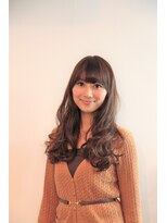 アートベー(AtoB)&nbsp;しっかりウェーブ厚めバングスタイル