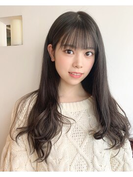 トロニー(TLONY) tlony 渋谷　エクステごと染めるラベンダーグレージュ