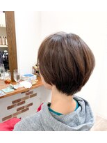 美容室 カノン(Kanon)&nbsp;ポイント縮毛でくせを活かしたショートスタイル