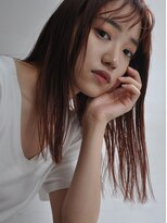 ヘアーサロン サボイア(HAIR SALON SAVOIA) ワンレンロング×ピンクベージュ