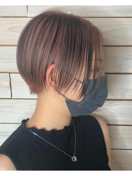 デコヘアー キートス(DECO HAIR kiitos) ハンサムショートピンクカラー